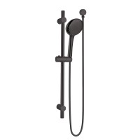 Premium Gun Metal Grey Sliding Rail Shower Set